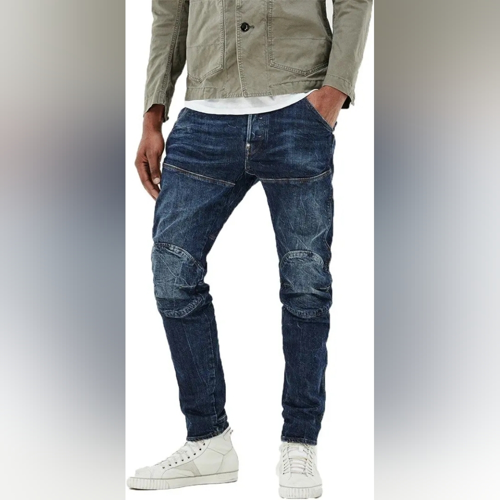 G-Star Raw 5620 3D Slim Fit Denim Jeans 31x32 Moto Biker Streetwear Designer